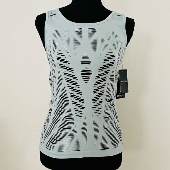 NWT 90 Degree by Reflex Women’s Seamless Cutout Tank Top - Picture 1 of 4